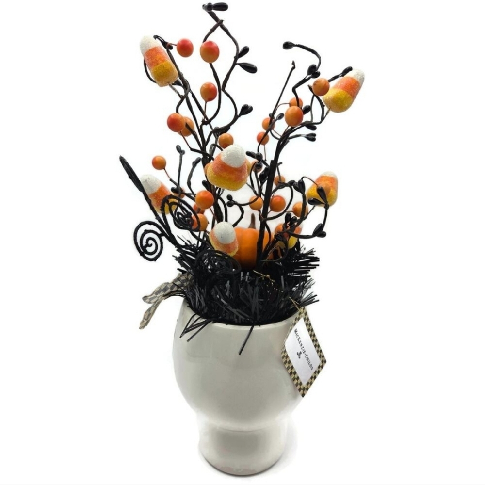 NWT MacKenzie-Childs Halloween Boo Arrangement - Picture 4 of 7